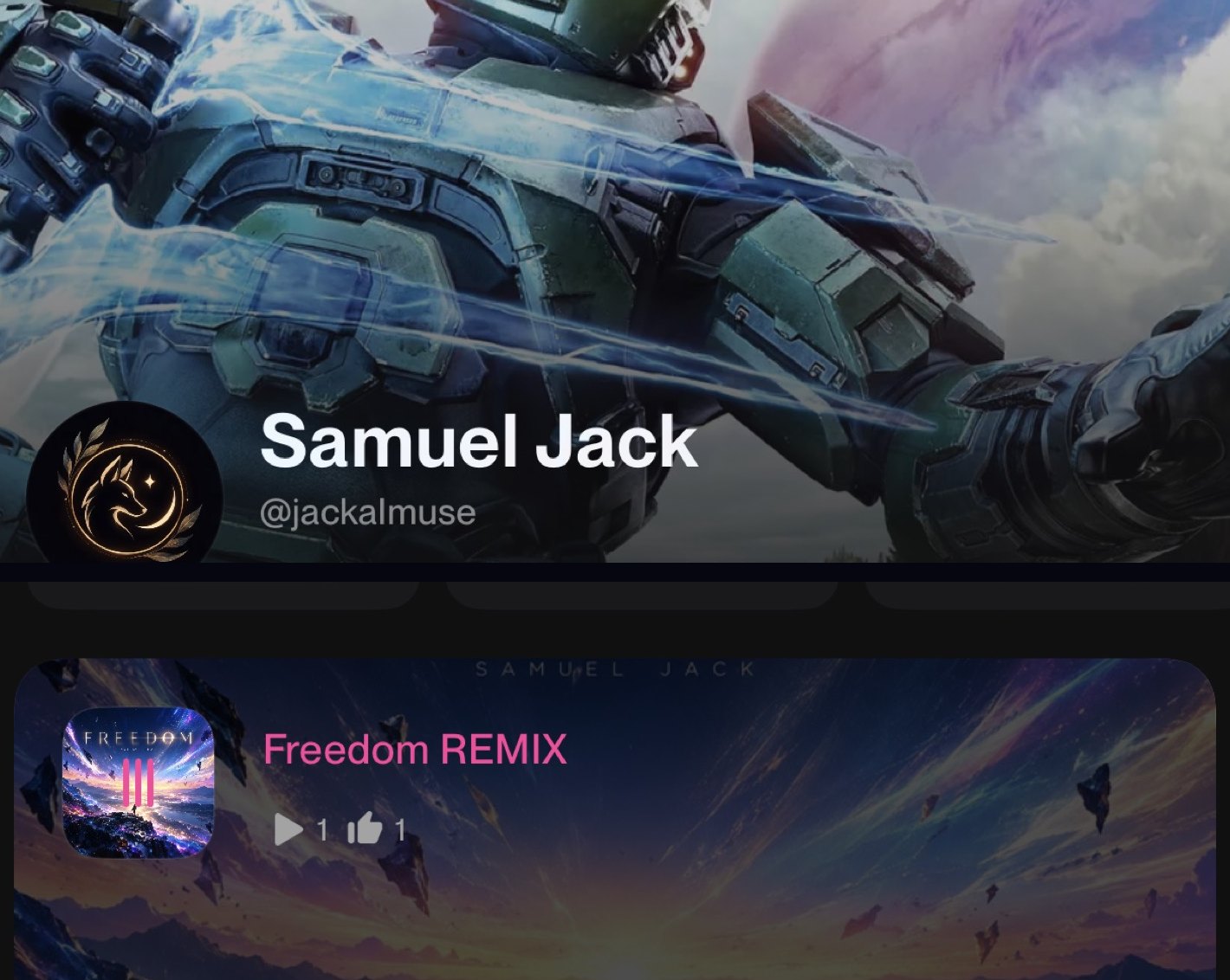 Samuel Jack on Suno, @jackalmuse, featuring Freedom REMIX